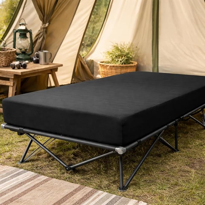 Stretchy Twin Fitted Sheet for 4 Inch Low Profile Mattress