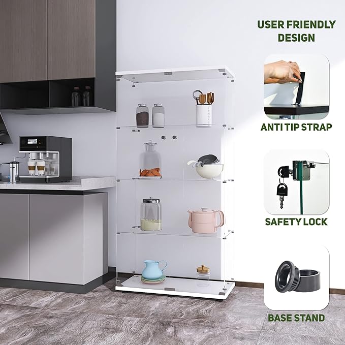 Beauty4U Glass Display Cabinet