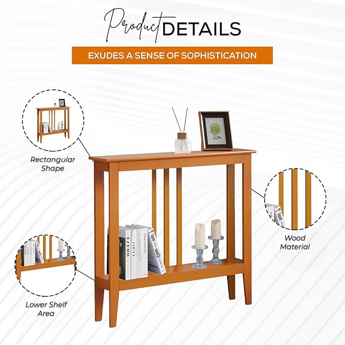 Kings Brand Furniture Narrow Console Table