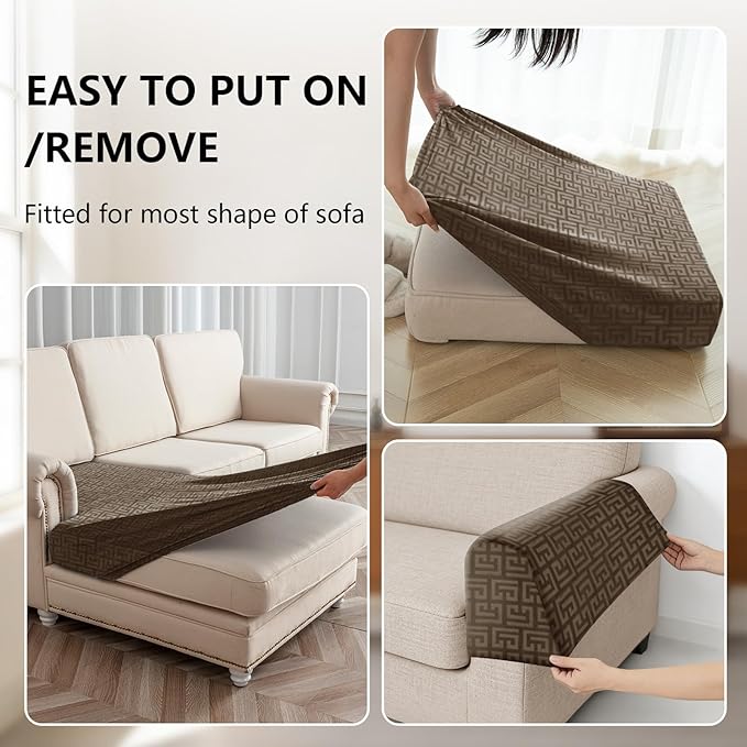 UNBBRRL Stretch Couch Backrest Cushion Cover