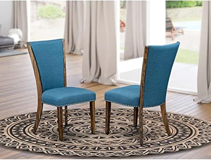 East West Furniture VEP7T21 Verona Parson Kitchen Chairs