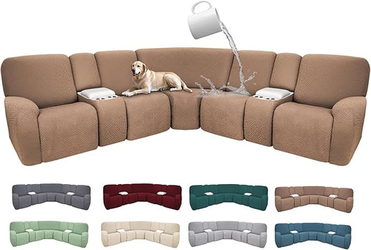 100% Waterproof Sectional Recliner Couch Covers