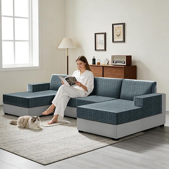 UNBBRRL Stretch Couch Backrest Cushion Cover