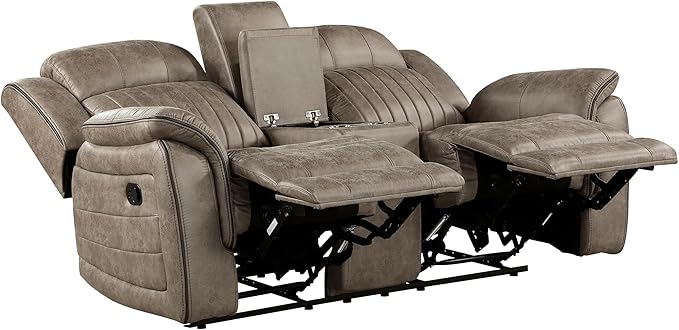 Lexicon 74" W Manual Double Reclining Loveseat