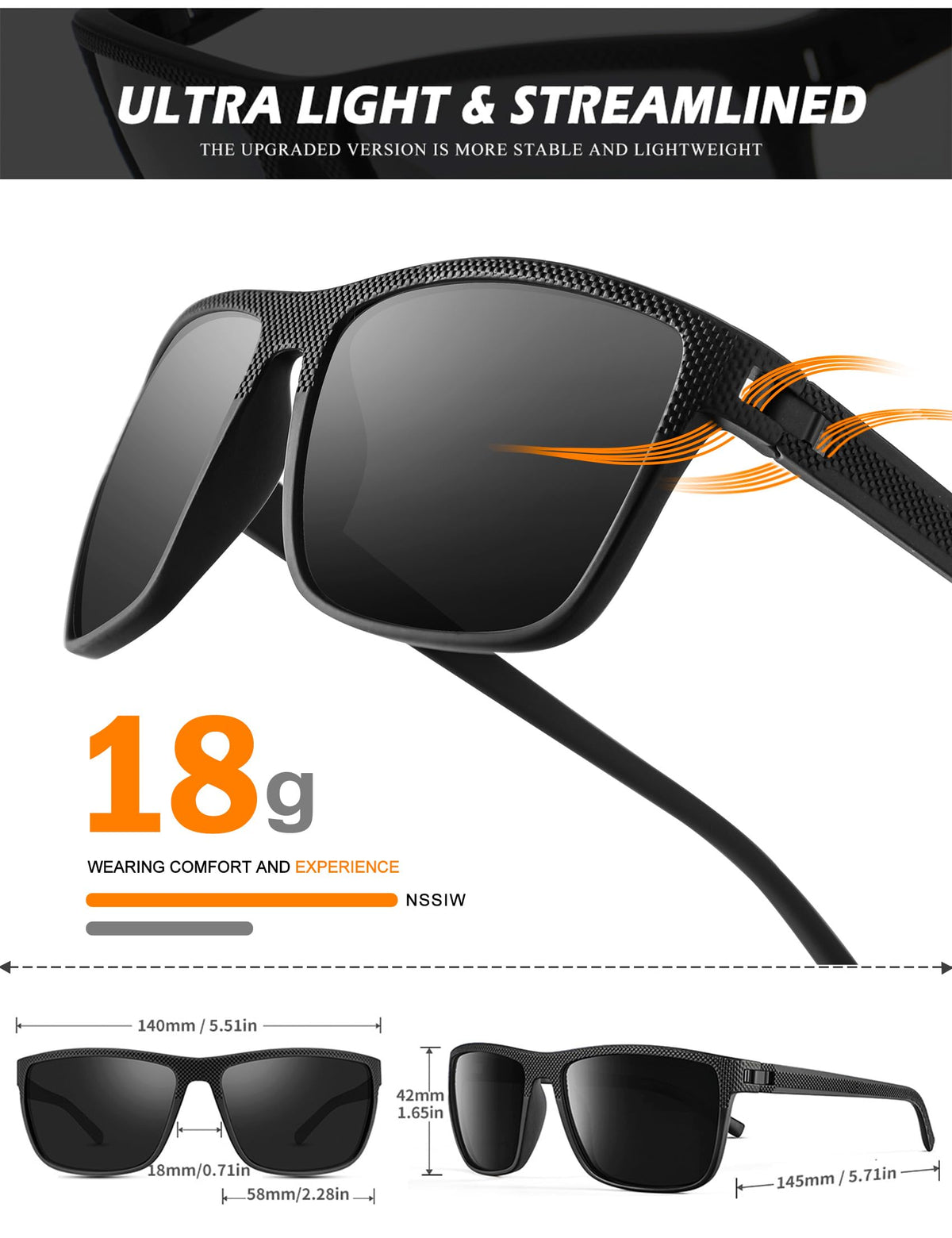 NSSIW Mens-Sunglasses Polarized Sunglasses Men : Classic Sun Glasses with UV Protection for Driving Fishing Golf 4 Packs