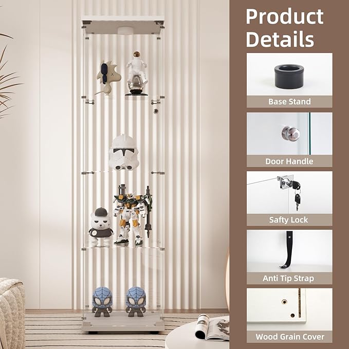 Beauty4U Glass Display Cabinet