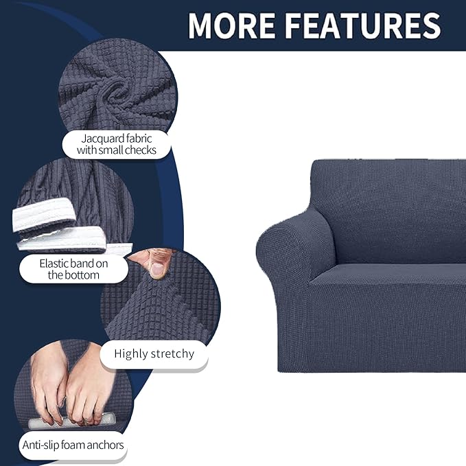 Cupuamon 2026 New Stretch Oversized Sofa Slipcovers Couch Sofa Cover