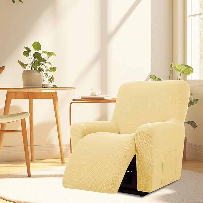 Cupuamon Recliner Chair Covers, Lazy Boy Recliner Covers Stretch Reclining