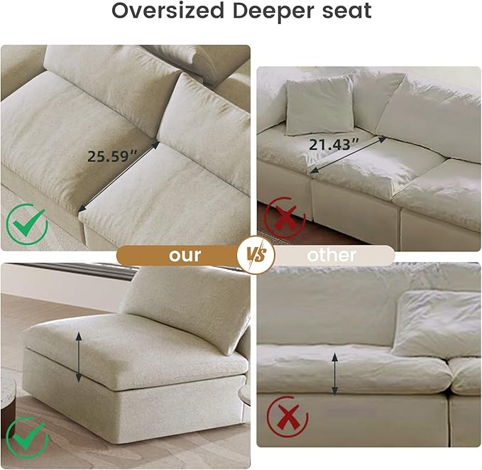Cloud Couch Modular Sectional Sofa
