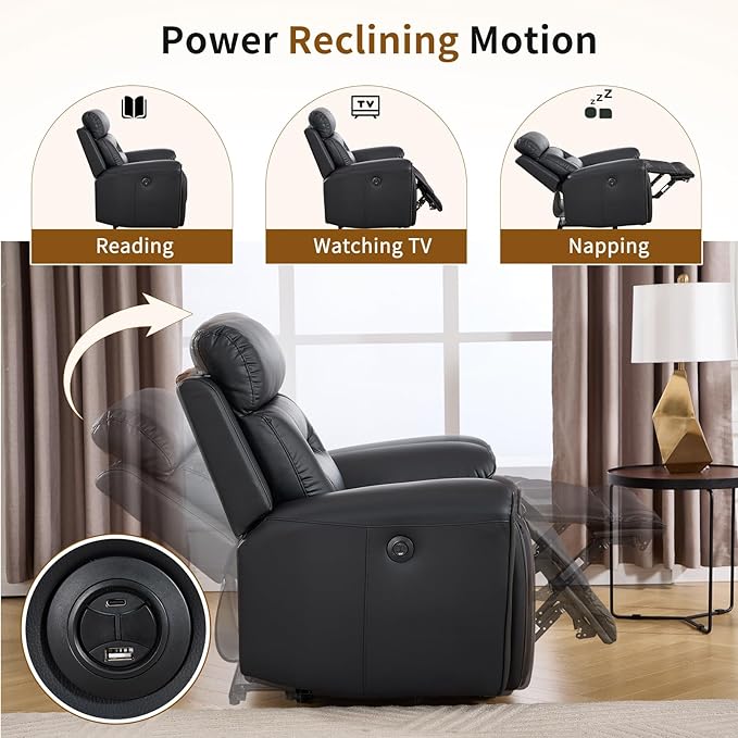 ANJ Power Reclining Loveseat Sofa