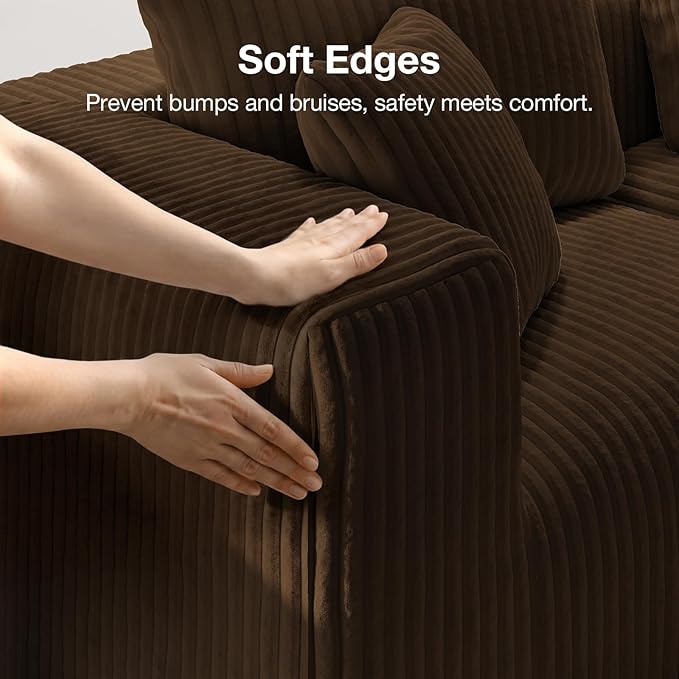 Novilla Modular Sectional Sofa, Modern Cloud Sectional Couch