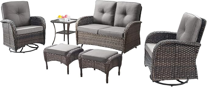 Belord 6 Piece Patio Conversation Sets