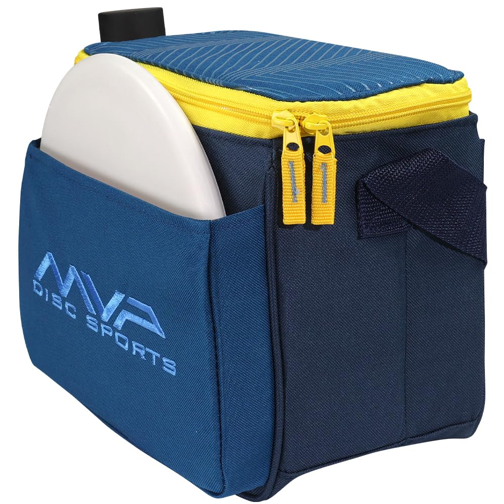 MVP Disc Sports Cell Disc Golf Starter Bag (Light Cobalt/Midnight Blue)