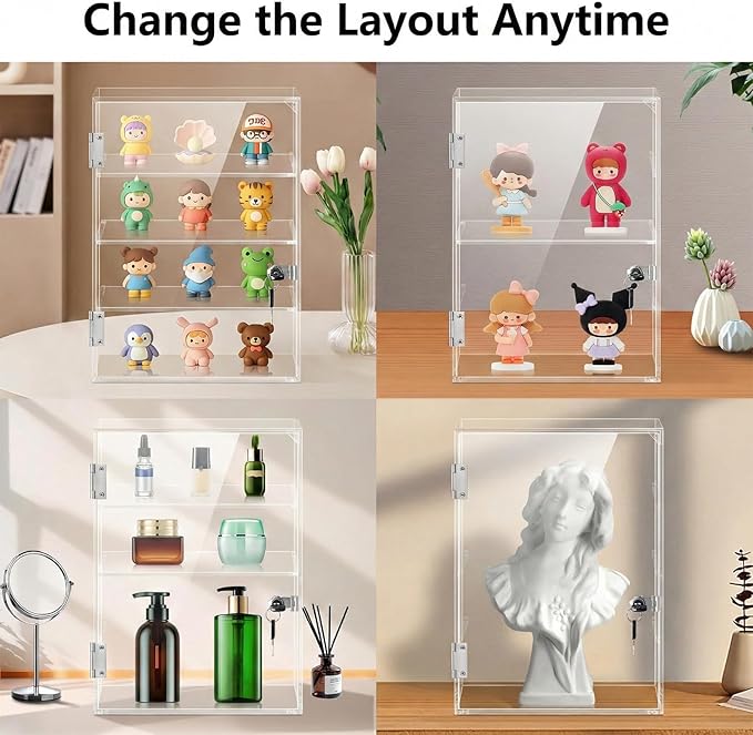 Acrylic Display Case with Lock – Acrylic Storage Chest