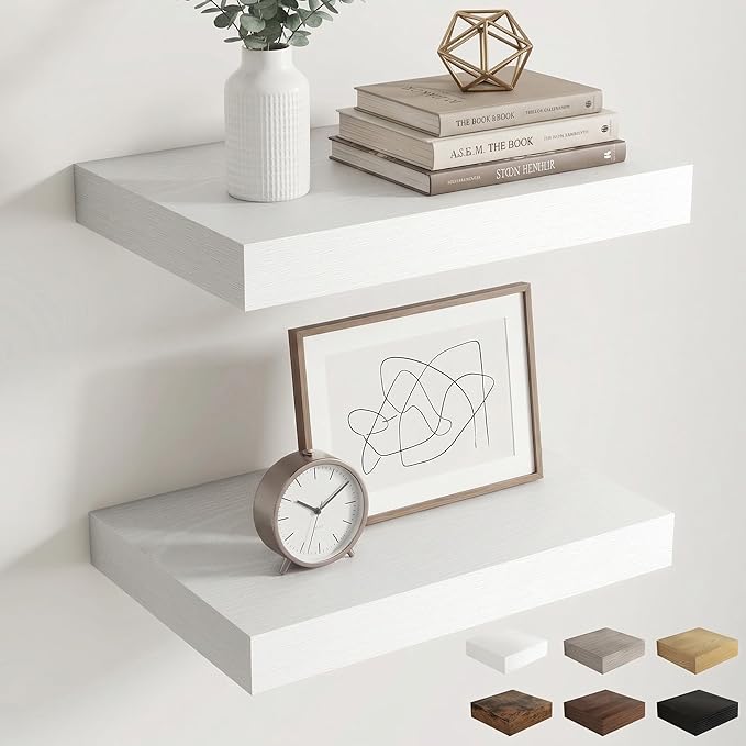 Dreamland White Floating Shelves
