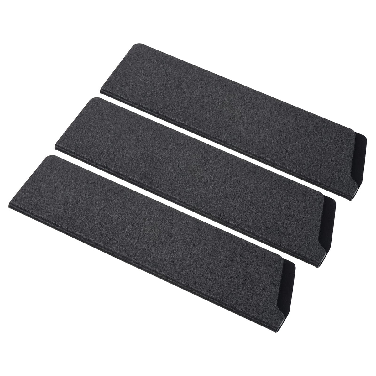 PATIKIL ABS Knife Cover Sleeves for 8" Chef Knife, 3 Pack Knives Edge Guard Blade Protector Universal Knife Sheath for Home Kitchen, Black