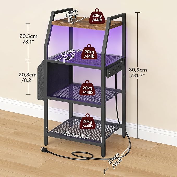 MAHANCRIS 4-Tier AV Media Stand