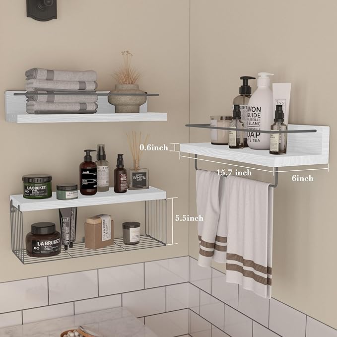 PopiShelves Bathroom Shelves Over Toilet
