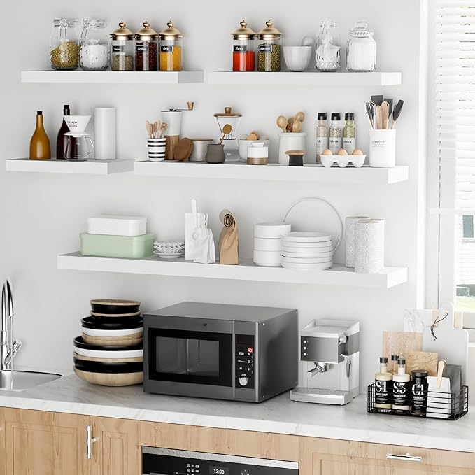 Fun Memories 48 Inch Floating Shelves