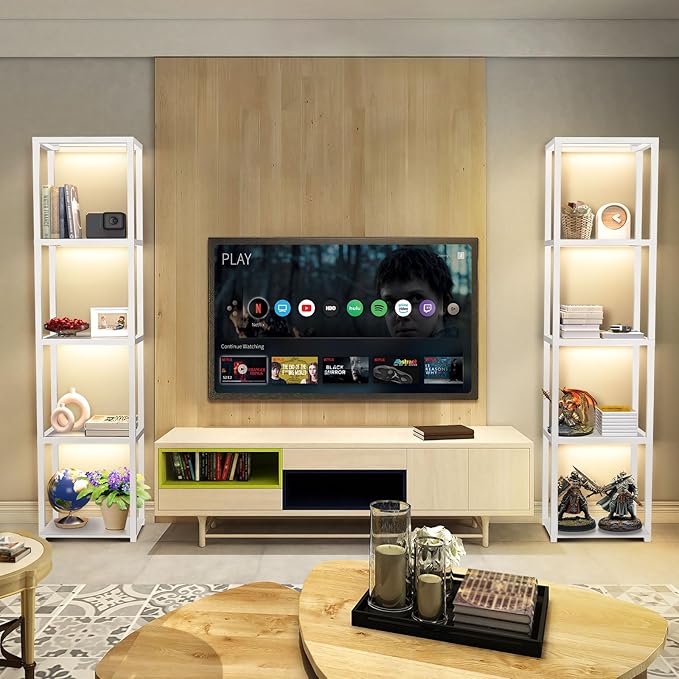 OUTON 67" Glass Display Shelf
