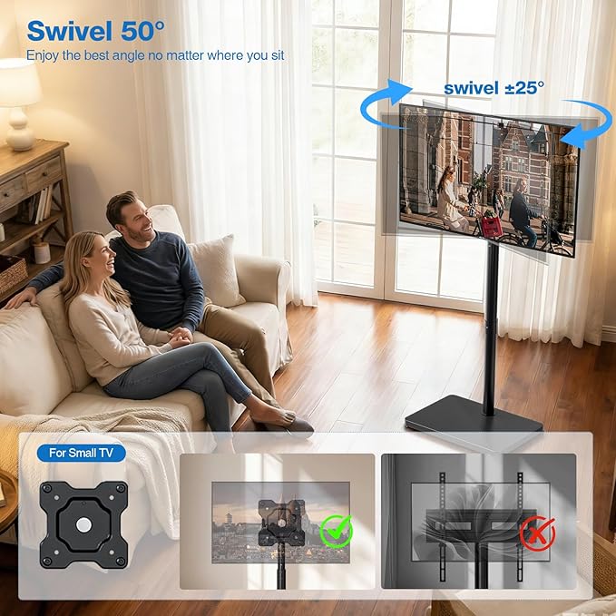 Swivel/Tilt Universal Floor TV Stand