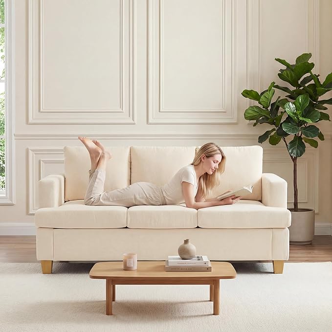 Apicizon 63" Loveseat Sofa Couch, Cloud Couch Lounge Sofa