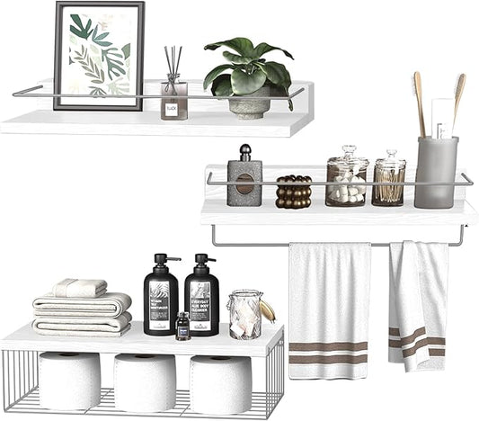 PopiShelves 22.5 inches Bathroom Shelves Over Toilet