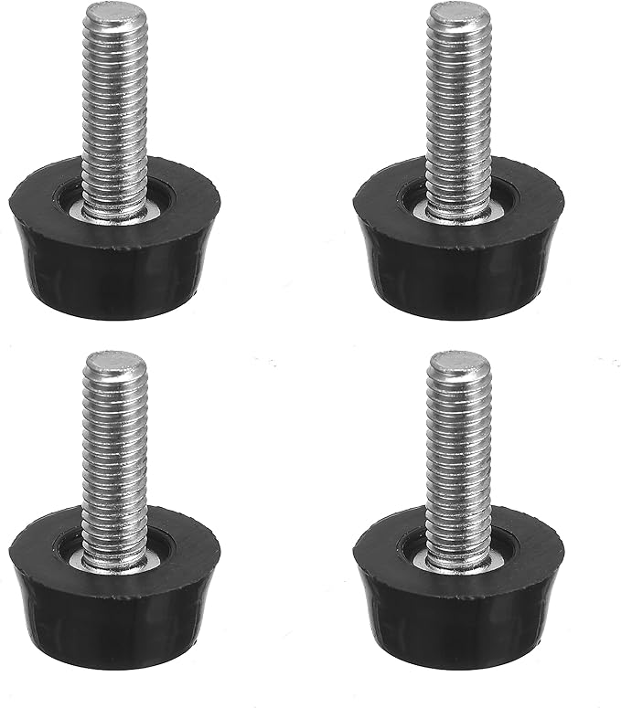M6 Thread Adjustable Furniture Levelers Screw in Threaded  ,