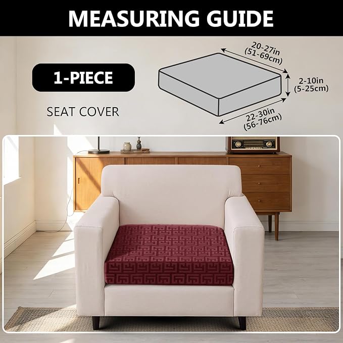 UNBBRRL Stretch Couch Cushion Cover