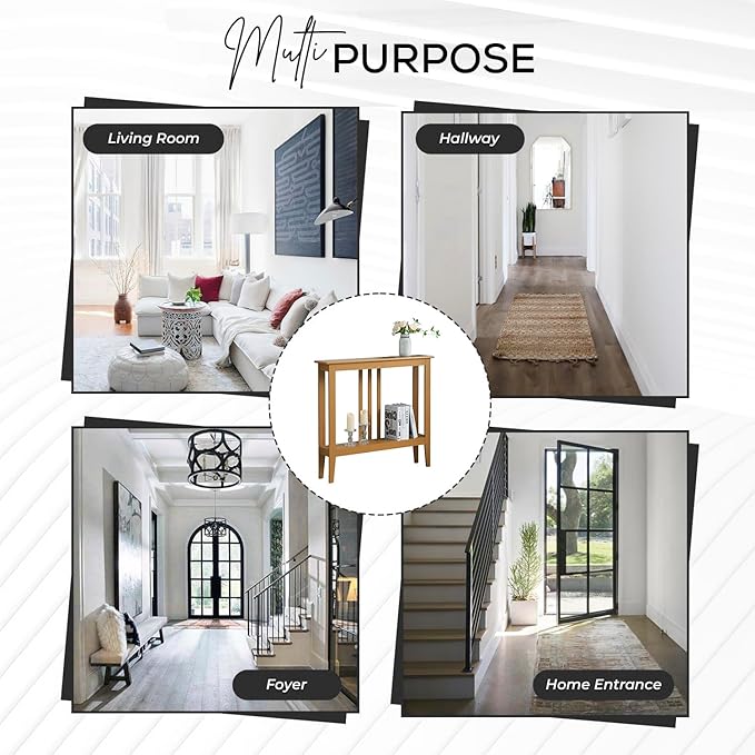 Kings Brand Furniture Narrow Console Table