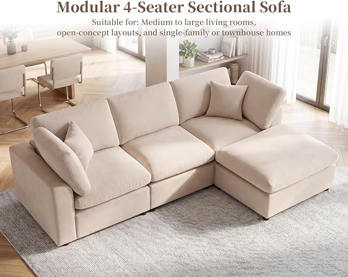 Modular Cloud Sectional Couches