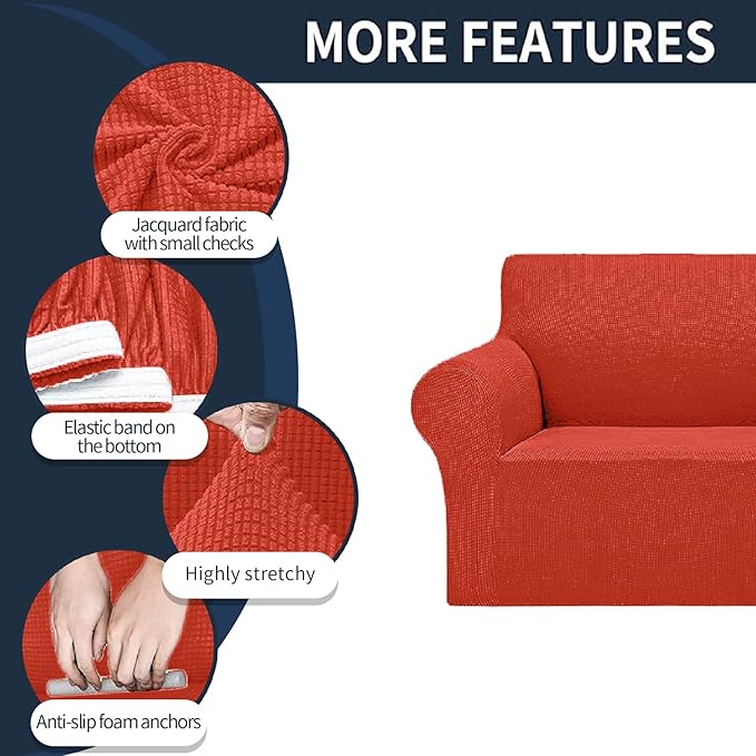 Cupuamon 2026 New Stretch Oversized Sofa Slipcovers Couch Sofa Cover