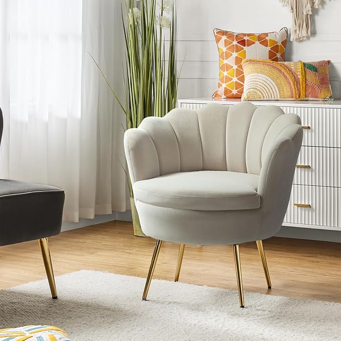 HULALA HOME Modern Velvet Accent Chair