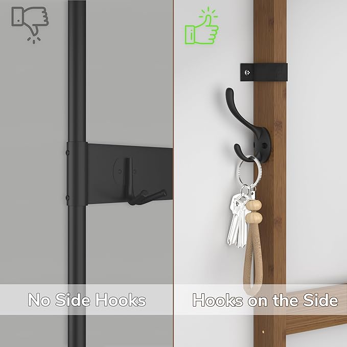AMBIRD 6-in-1 Bamboo Hall Tree