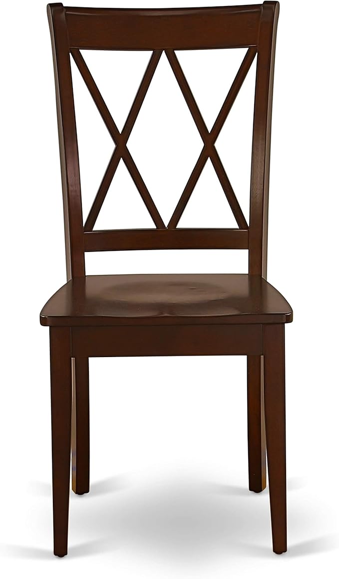 East West Furniture CLC-MAH-W Clarksville Dining Chairs