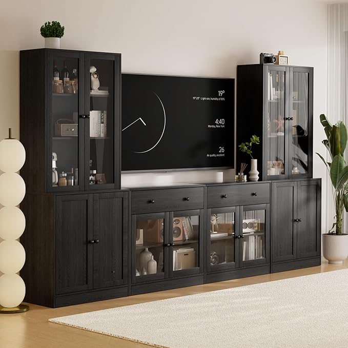 TUSY 71" TV Stand Storage Set