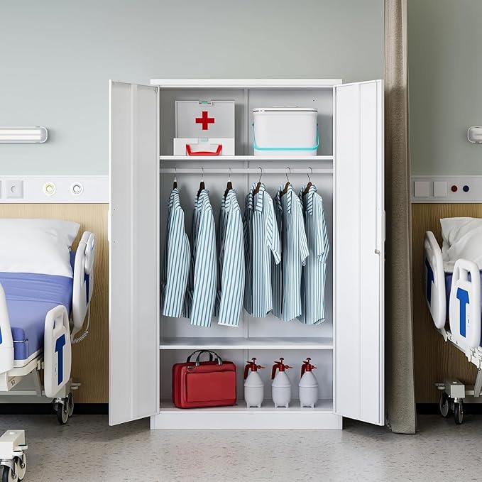 Letaya Metal Wardrobe Cabinets