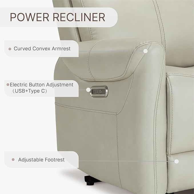 KISLOT Leather Recliner Chair Set of 2, Wall Hugger RV Recliners