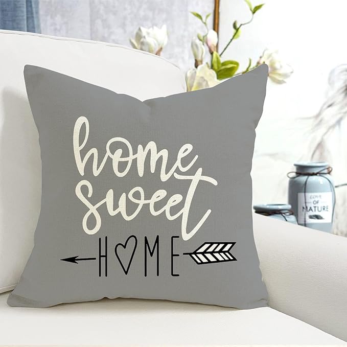 YCOLL Pillow Covers 18x18 Set of 4，Modern Sofa Throw Pillow Cover, Decorative