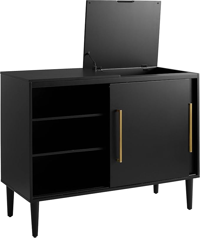 Crosley Furniture Everett Media Console and Record Player Stand