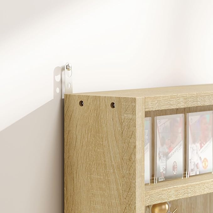 HOMCOM 5-Tier Display Cabinet, Glass Door Cabinet
