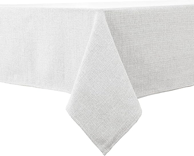 BALCONY & FALCON Rectangle Tablecloth 57" x 85" Washable Wrinkle Resistant and