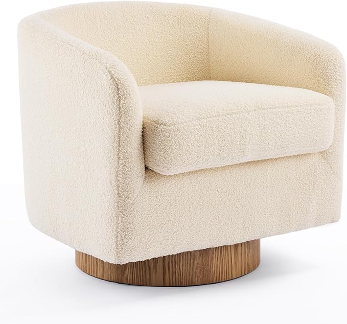 VINGLI 360°Swivel Accent Chair