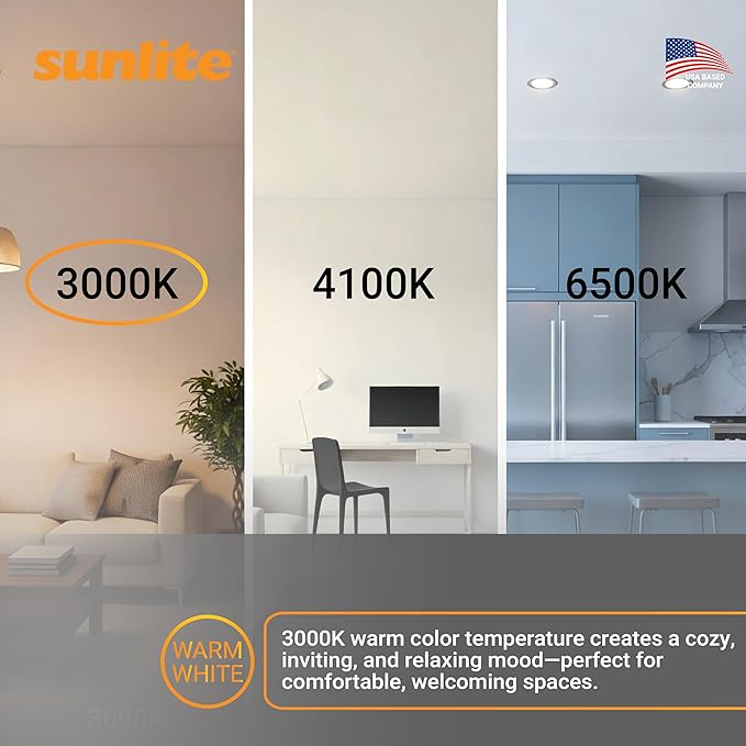 Sunlite LED R14 Mini Flood Light Bulbs, 4 Watts, 250 Lumens, Medium Base