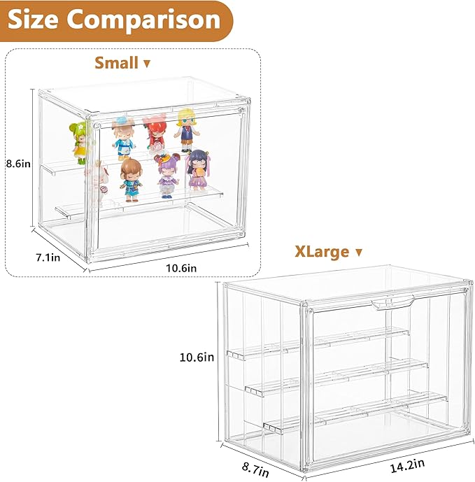 LXLXXL Small Acrylic Display Case