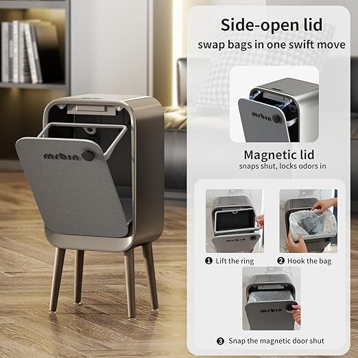 MRBIN Motion Sensor Trash Can Bathroom