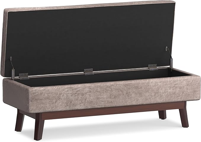 SIMPLIHOME Owen Rectangular Storage Ottoman