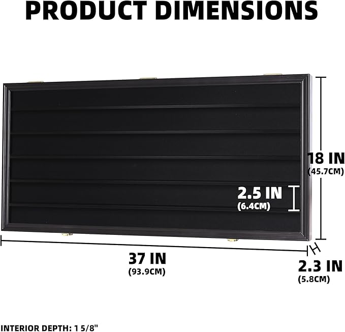 DisplayGifts Toy Minifigures Miniatures Display Case Frame Wall Cabinet Stand
