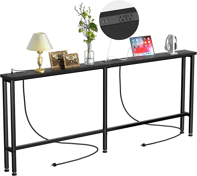Keelian 90" Narrow Sofa Table