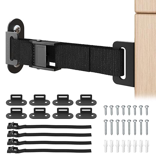 Anti Tip Furniture Anchors, Heavy Duty Furniture Wall Anchor, Earthquake Proof